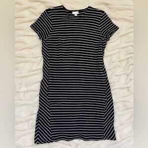 J. Jill short sleeve striped t-shirt dress
